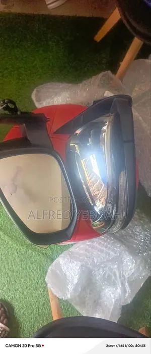Toyota Hilux 2014-2023 Chrome Mirror With Light