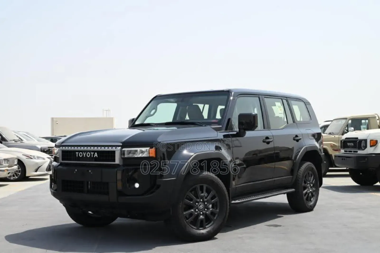 New Toyota Land Cruiser Prado 2.4 Petrol 2024 Black