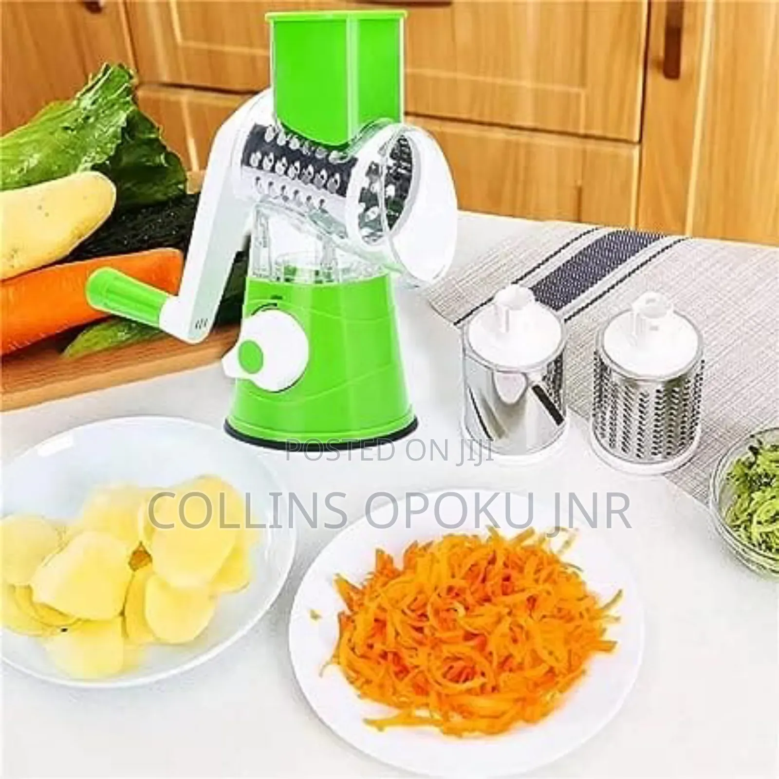 Cheese Grater Rotary Handheld Vegetable Slicer, Shredder Family Cook