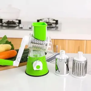 Cheese Grater Rotary Handheld Vegetable Slicer, Shredder Family Cook
