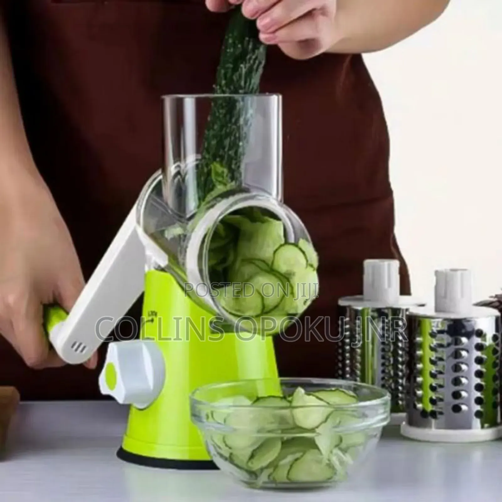 Cheese Grater Rotary Handheld Vegetable Slicer, Shredder Family Cook