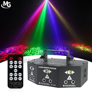 9 Eye Laser Projector Light Strobe Disco Party Light
