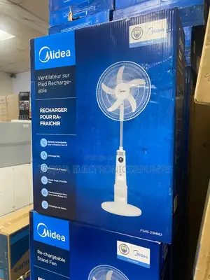Free From Heat, Up to 9 Hours Midea Rechargeable Fan