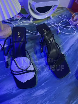 Original Zara Short Heel Sandals