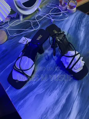 Original Zara Short Heel Sandals