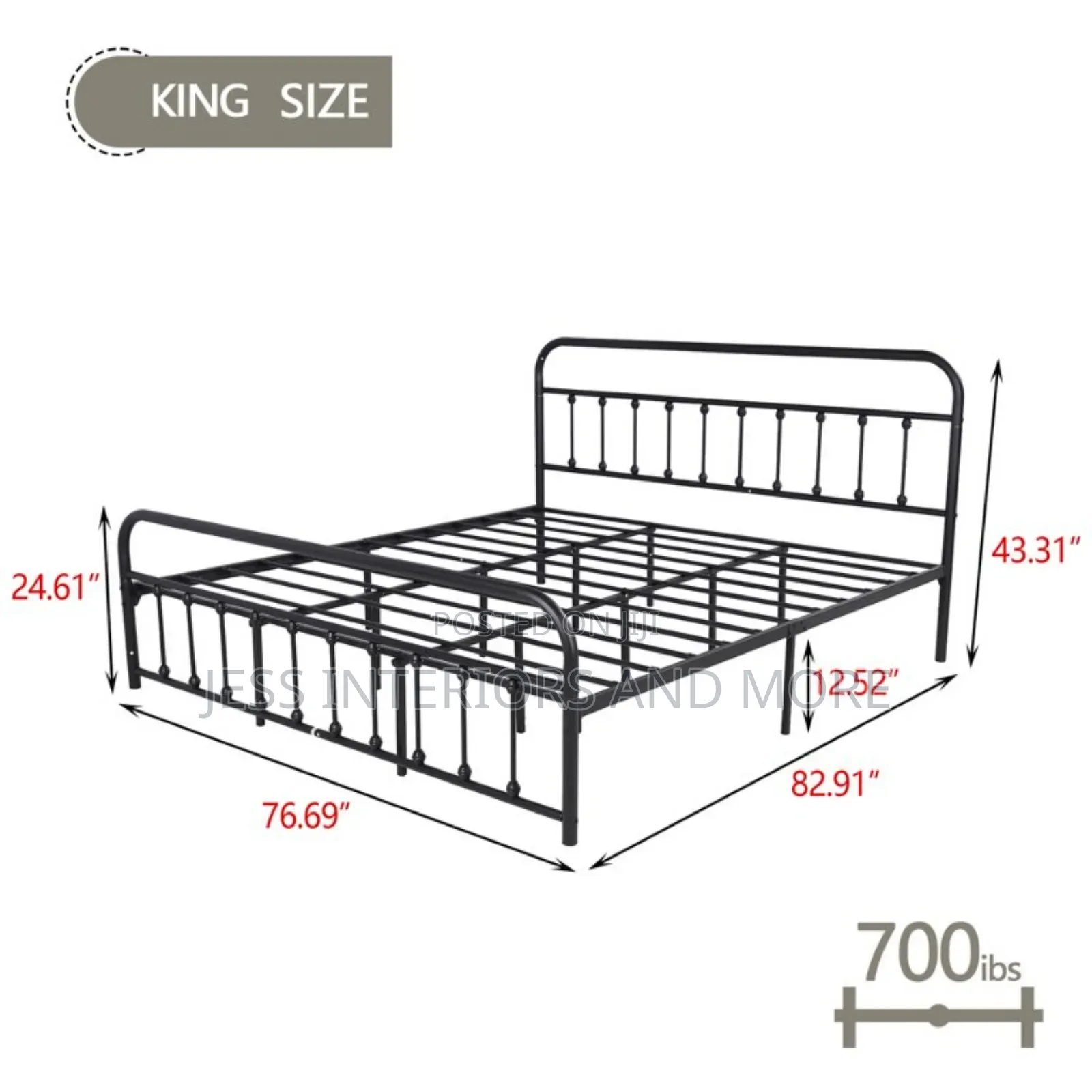 King Size Bed Frame (Classic)
