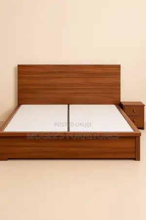 Stylish Queen Size Bed Premium Foreign Wood