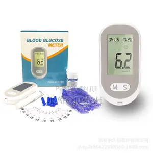 Auto Coding Glucometer Machine + 50 Test Strips and 50 Lancets