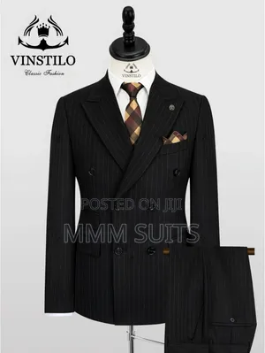 Latest Vinstillo Classic Men's Double-Breasted Suit for Graduations