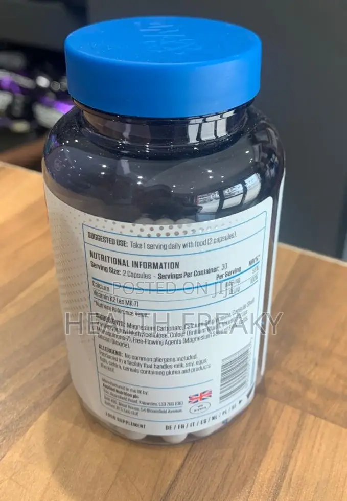 Applied Nutrition Calcium Vitamin (Mk-7)Strong Bones Muscle Growth