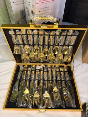 24 PCS Gold Cutlery Set