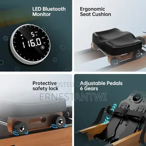150kg Capacity Folding Rower Machine With Bluetooth From Pasyou, Uk