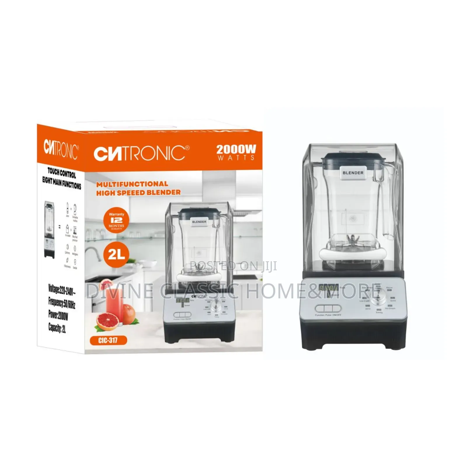 2lit Cntronic Sound Proof High Power Blender