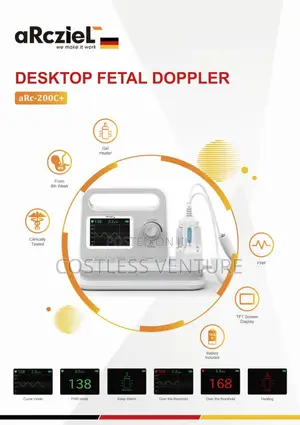 Arcziel Desktop Fetal Doppler(With Two Probes)