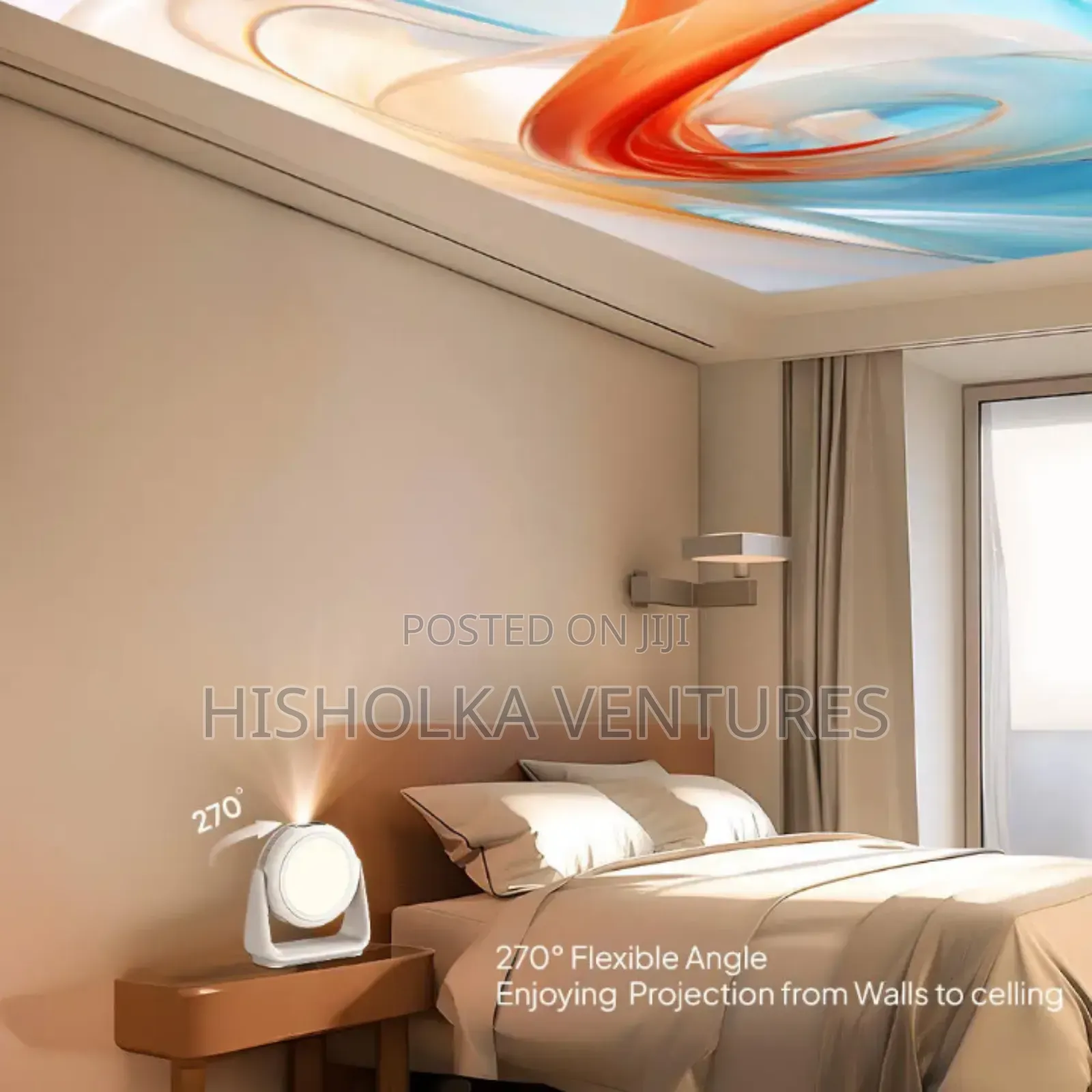 Tripsky Android 11 Rechargeable Smart Projector