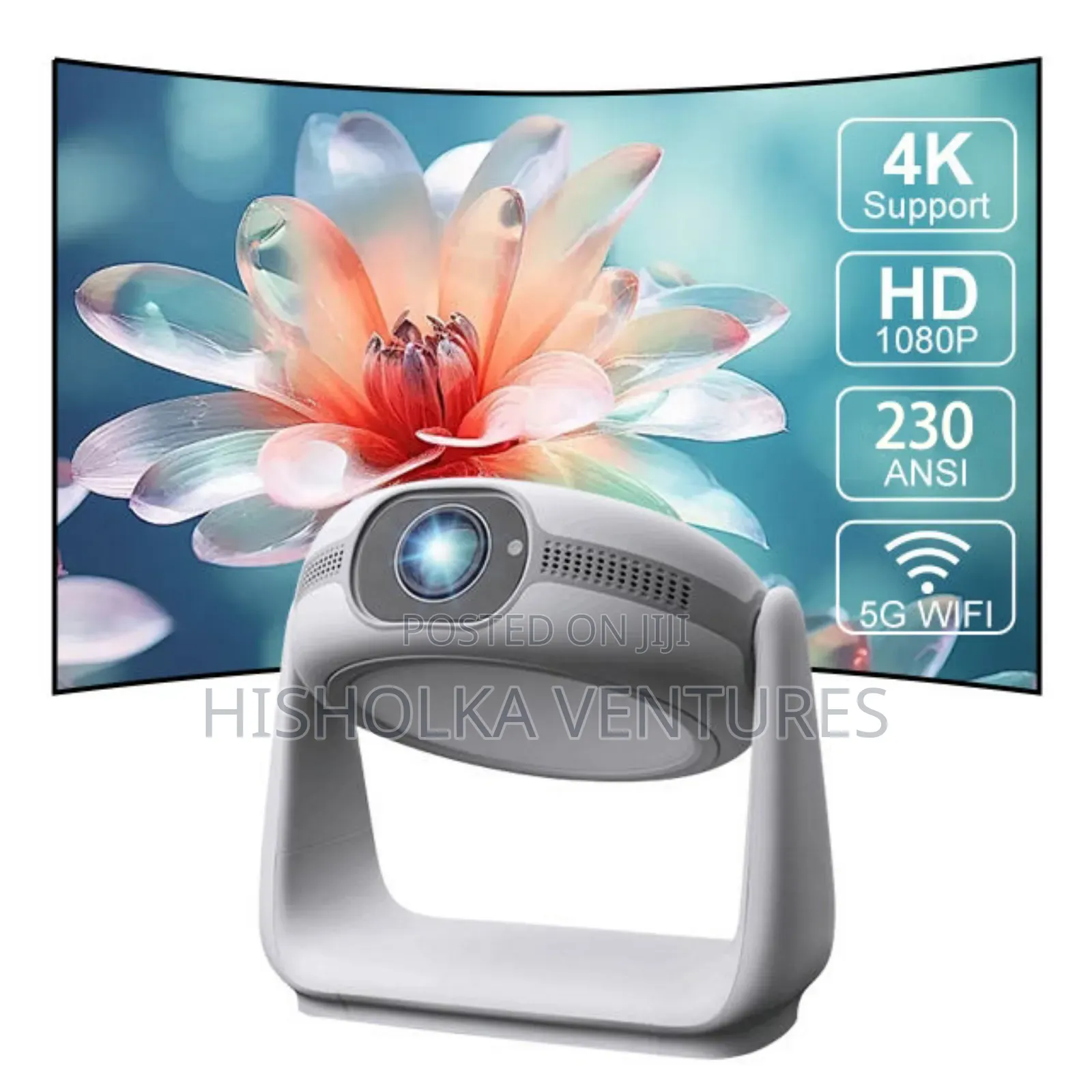 Tripsky Android 11 Rechargeable Smart Projector
