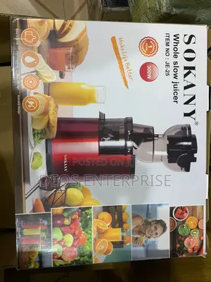 Fresh Juice Every Day: Sokany Masticating Juicer