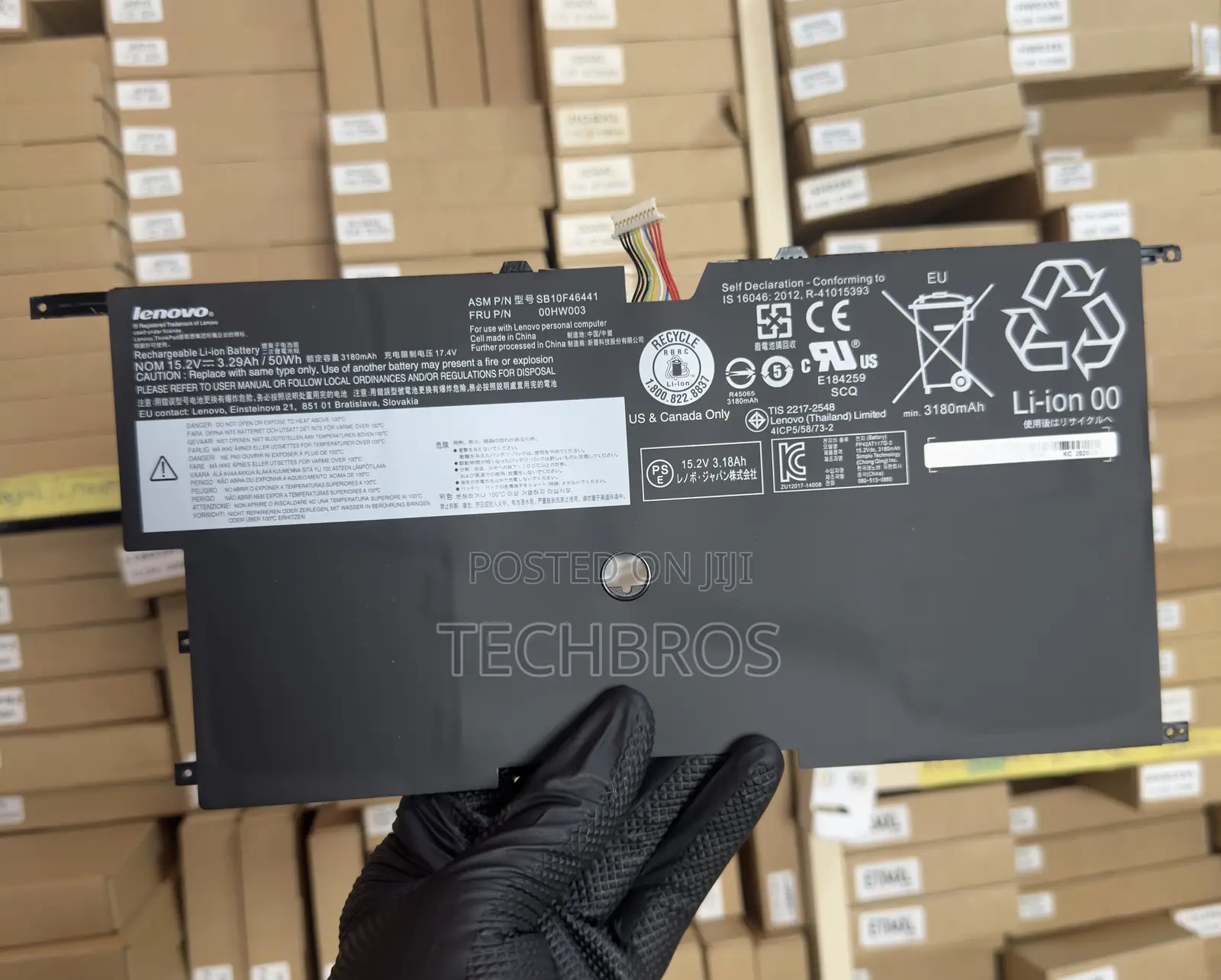 Original Lenovo Battery For X1 Carbon Gen 2 00hw003