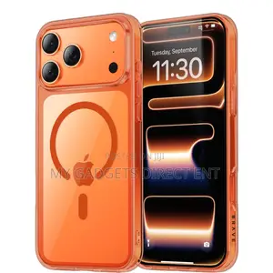 Brave Guard iPhone 17 Pro Max Orange Protective Case-Magsafe