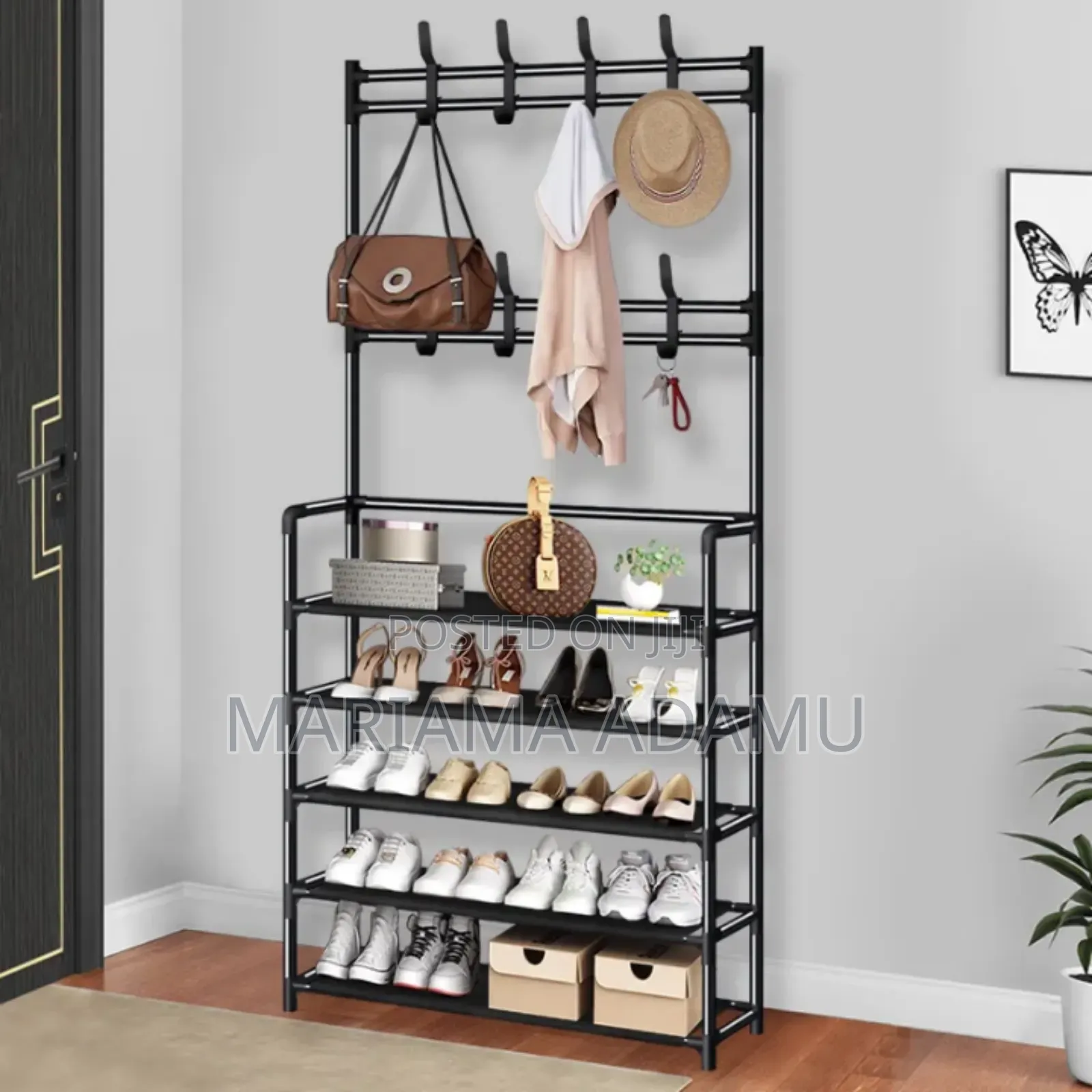 Shoe Rack With Hangers