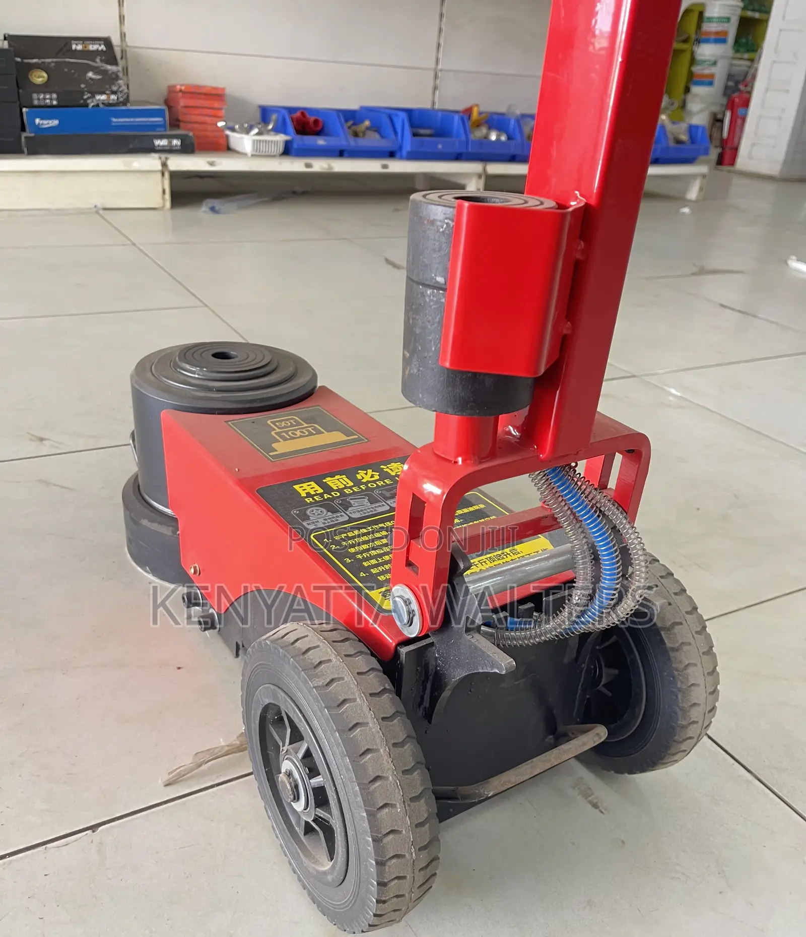Pneumatic 100-50 Tons Hydraulic Floor Heavy Duty’S Jack