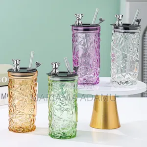 Glass Cups With Covers