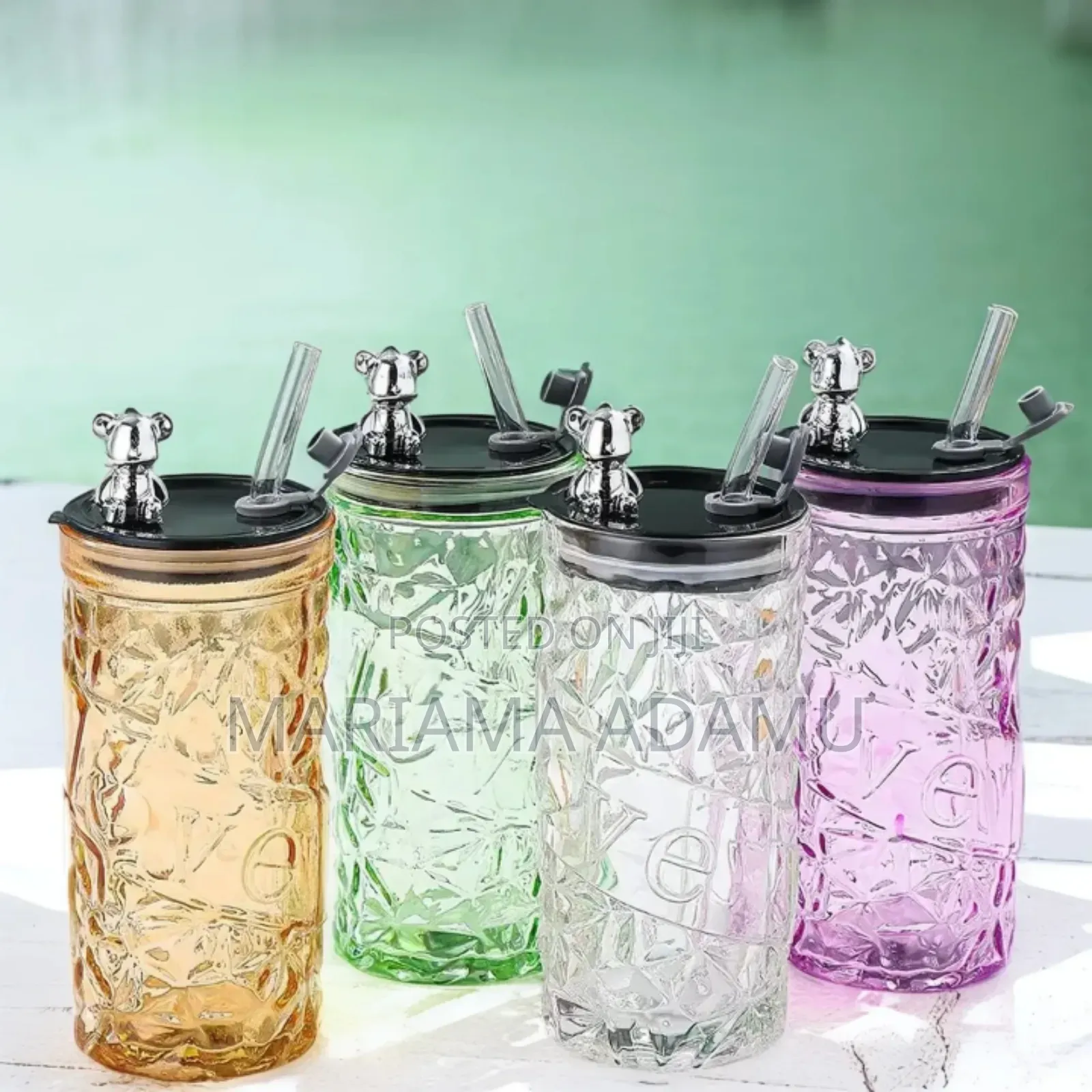 Glass Cups With Covers