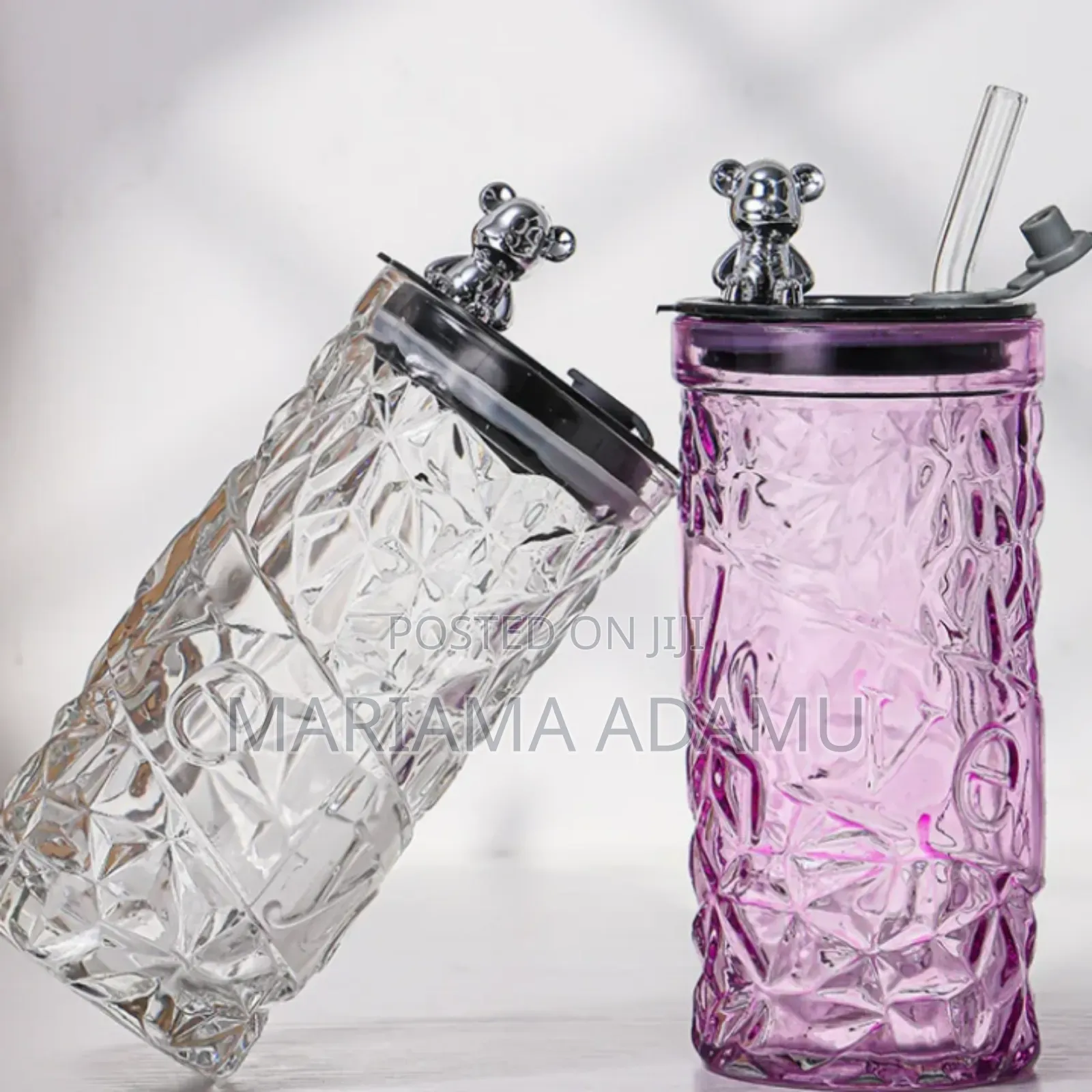 Glass Cups With Covers