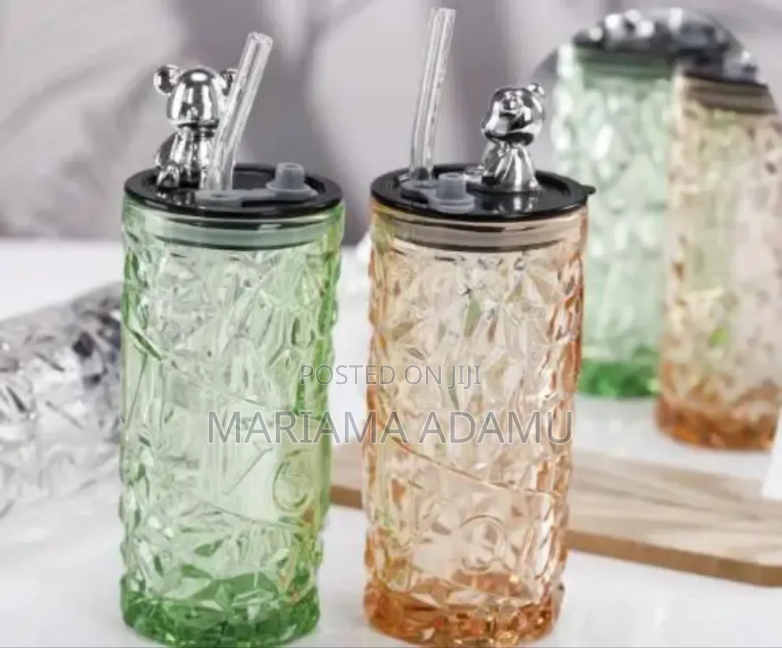 Glass Cups With Covers