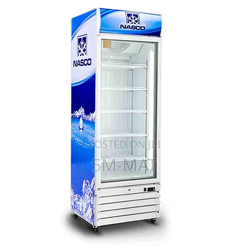 Nasco 358ltrs Single Door Display Fridge Nas-Fl400-1dr