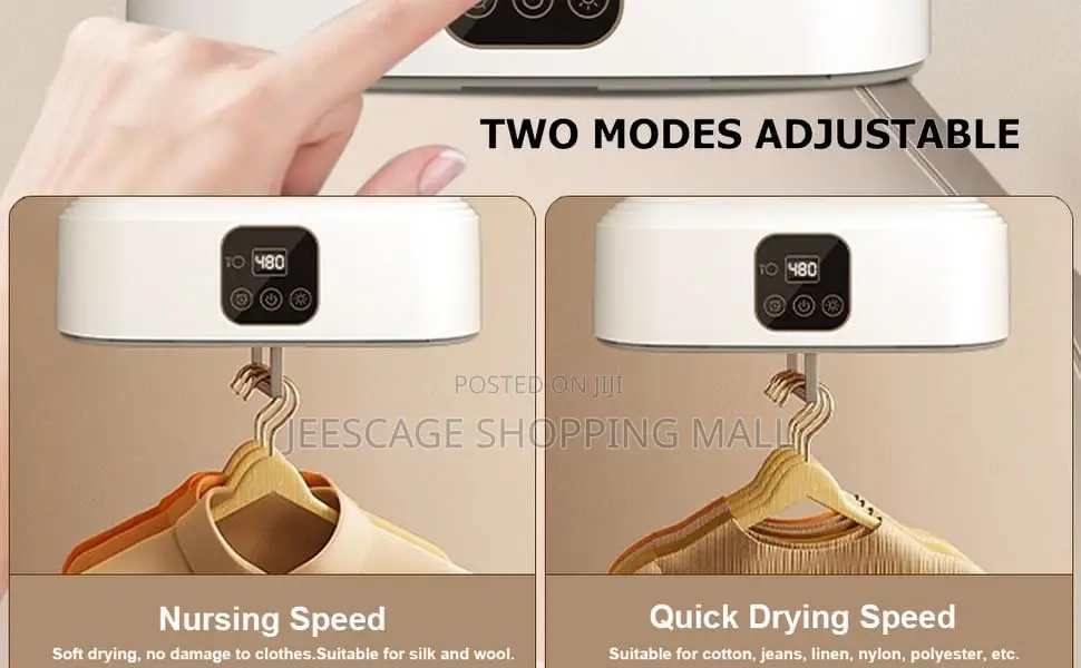 Portable Foldable Travel Electric Clothes Dryer Hanging Clothes Dryer