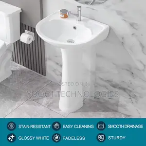 Frencia Ceramic Pedestal Basin Only