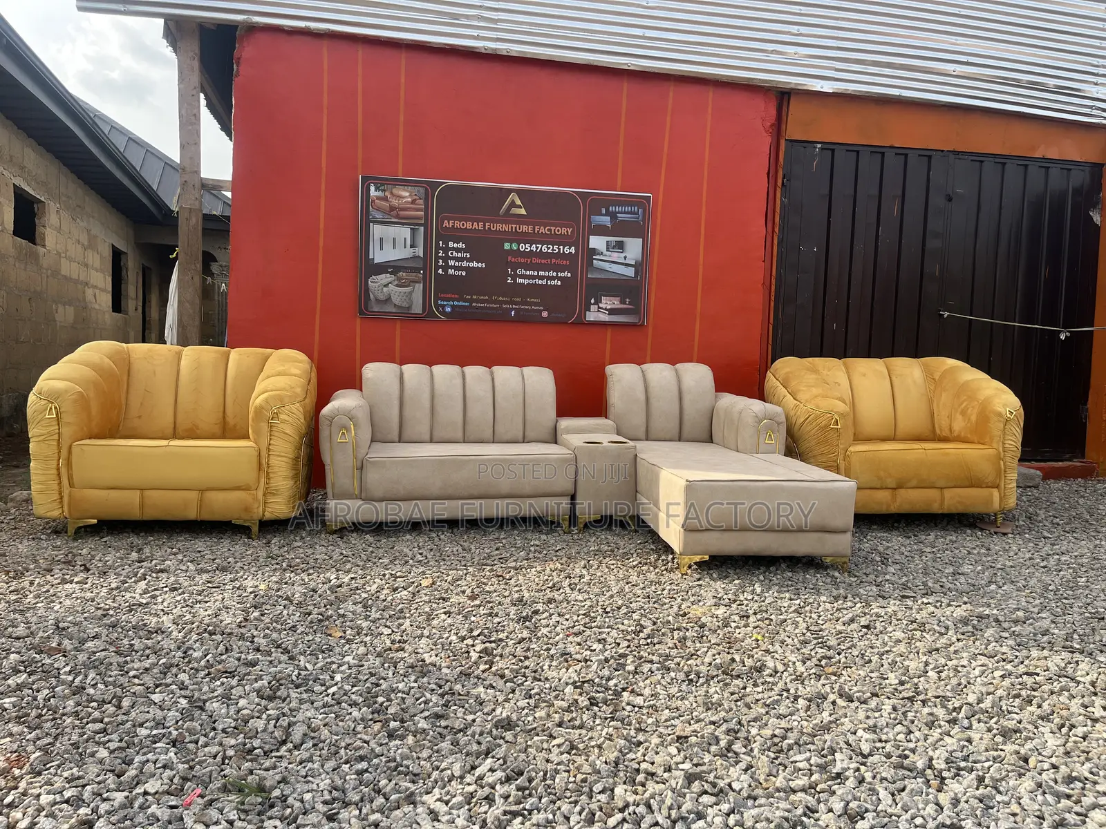 Modern Sofa Set From Afrobae Furniture Factory