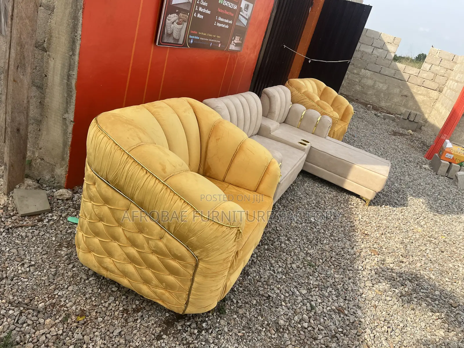 Modern Sofa Set From Afrobae Furniture Factory