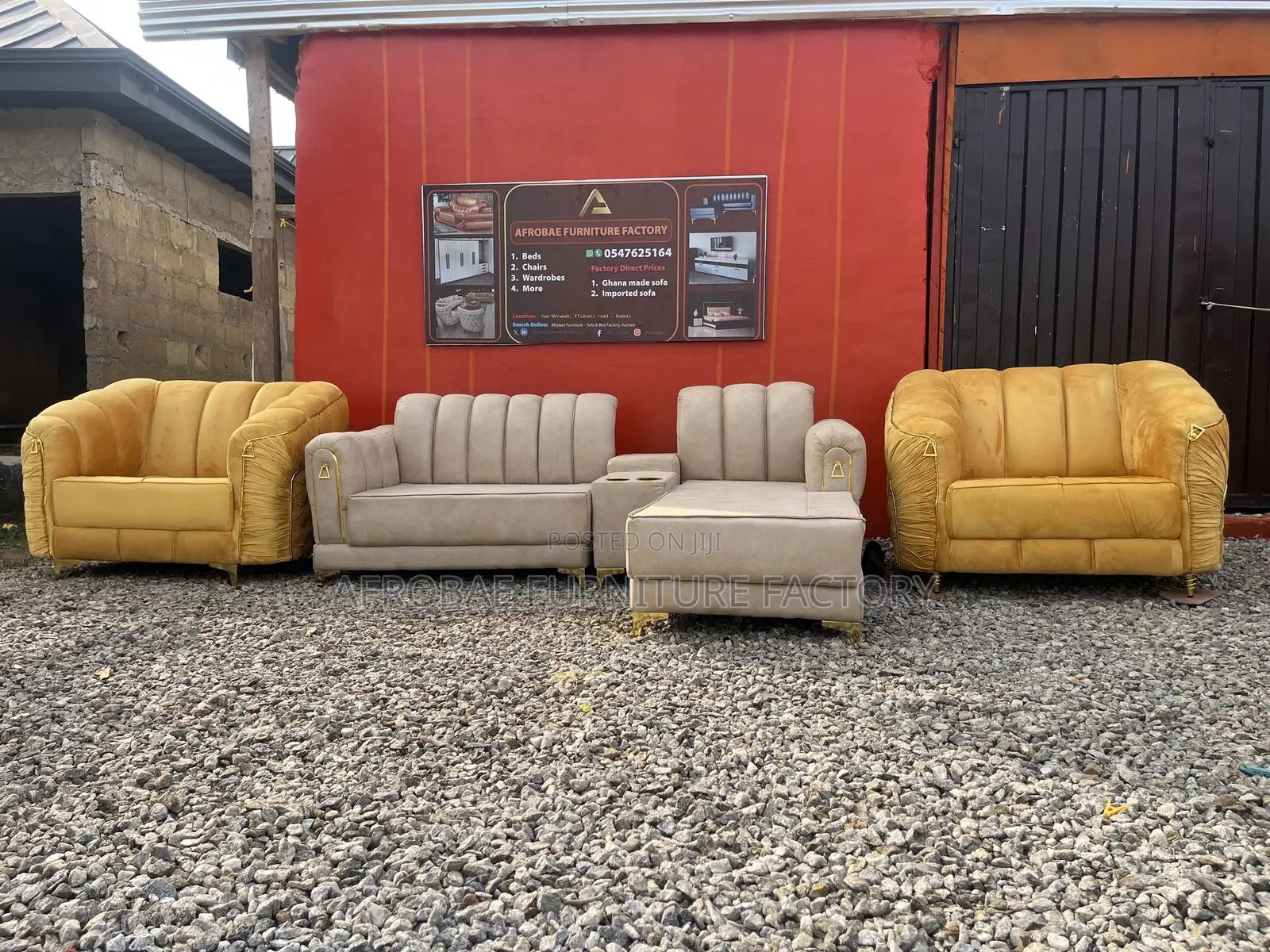 Modern Sofa Set From Afrobae Furniture Factory