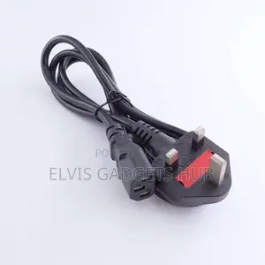 3-Pin Universal Power Cord With Fuse