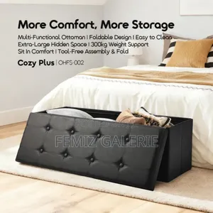 Oraimo Cozy Plus Extra-Large Foldable Design Storage Ottoman