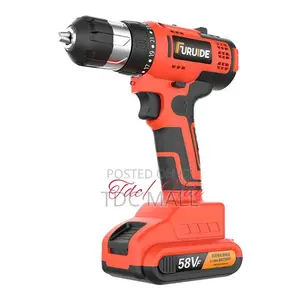 58v Rechargeable Electric Power Drill + Portable Toolbox for Charging
