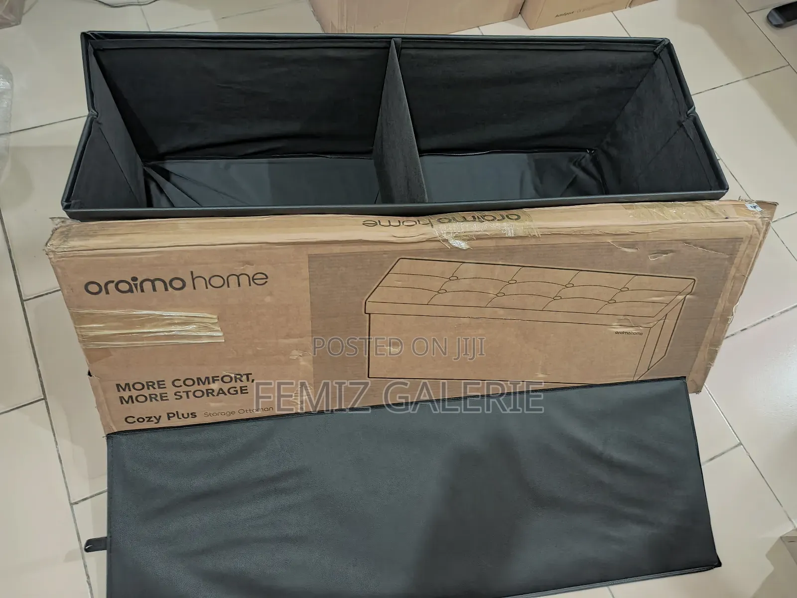 Oraimo Cozy Plus Extra-Large Foldable Design Storage Ottoman