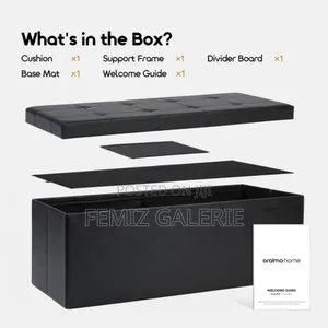 Oraimo Cozy Plus Extra-Large Foldable Design Storage Ottoman