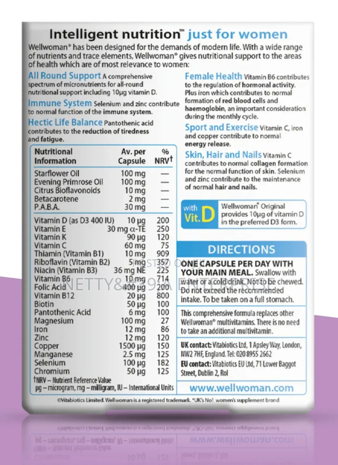 Vitabiotics Wellwoman Original - Uk