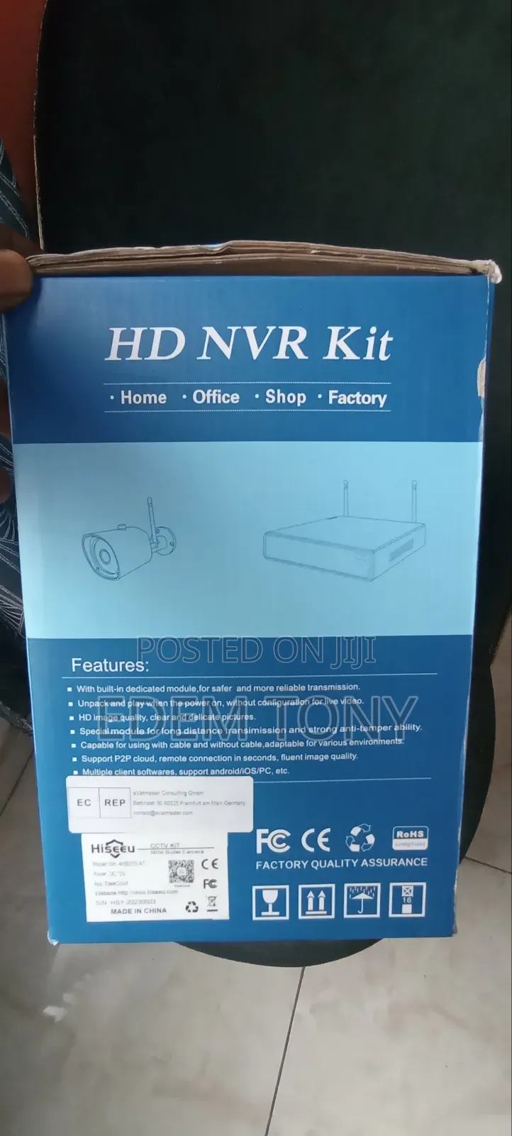 Hiseeu Hd NVR Kit a Wireless Security Camera System