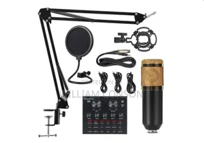 Condenser Microphone With Sound Card