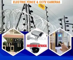 8 Lines Electric Fencing and CCTV
