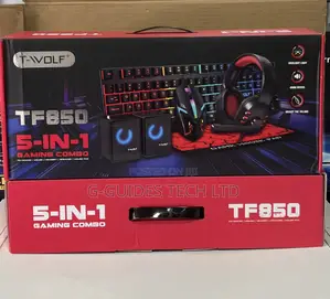 T-wolf Tf850 5-in-1 Gaming Combo Keyboard/ Mouse/ Headset/ Speaker