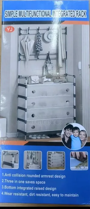 5 Tier Multifunction Shoe Rack With Hanger 190gh