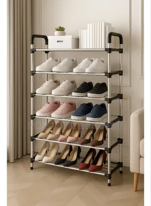 6 Layer Metal Shoe Rack