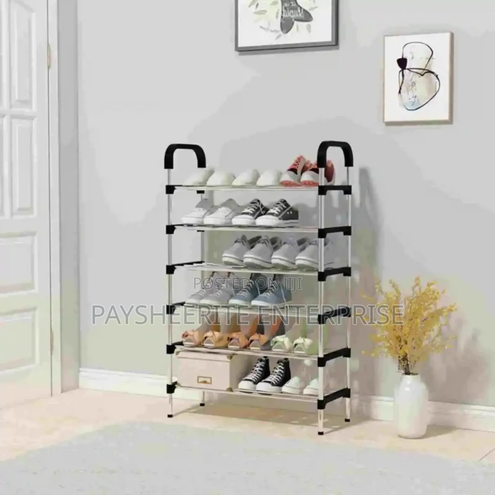 6 Layer Metal Shoe Rack
