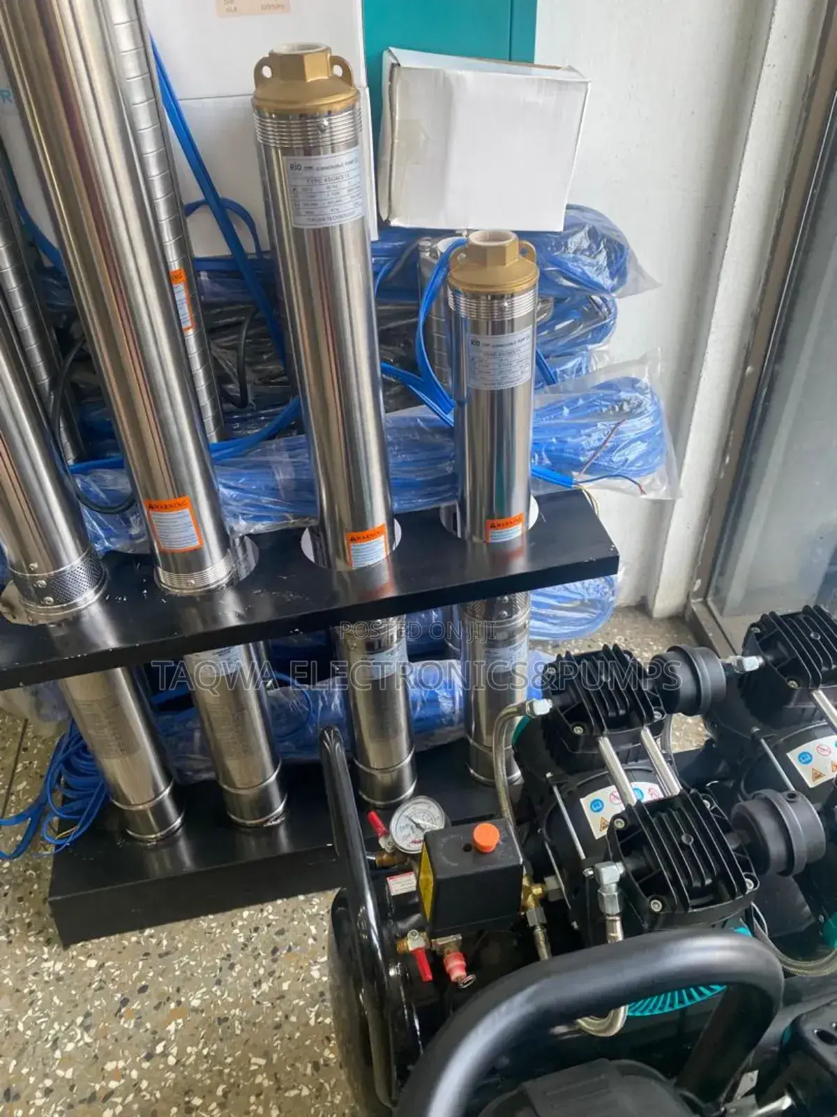 Rustproof Rio 1.5hp Borehole Pump With 50m Cable