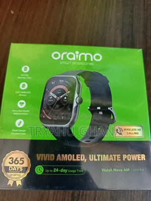 Oraimo Osw-812 - Smartwatch With Hd Calling, Heart Rate & Spo2 Monitor